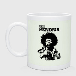 Кружка керамическая Johnny Allen Hendrix, цвет: фосфор