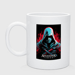 Кружка керамическая Assassins creed классика, цвет: белый