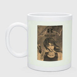 Кружка керамическая Пираты Чёрной лагуны, цвет: фосфор