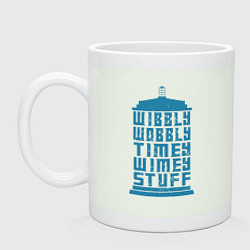 Кружка керамическая Timey wimey stuff, цвет: фосфор