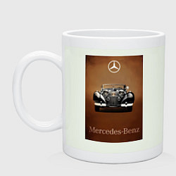 Кружка керамическая Mercedes-benz автомобиль, цвет: фосфор