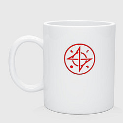 Кружка керамическая Ateez лого, цвет: белый