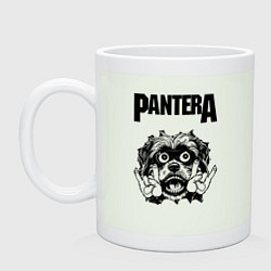 Кружка керамическая Pantera - rock dog, цвет: фосфор