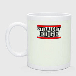 Кружка керамическая Straight edge, цвет: фосфор