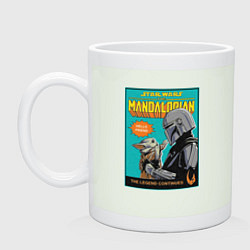 Кружка керамическая Mandalorian - Din Djarin, цвет: фосфор