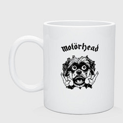 Кружка керамическая Motorhead - rock dog, цвет: белый