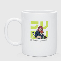 Кружка керамическая FLCL, цвет: белый