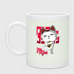 Кружка керамическая Турбо бабка, цвет: фосфор