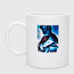 Кружка керамическая Ты мой космос, цвет: белый