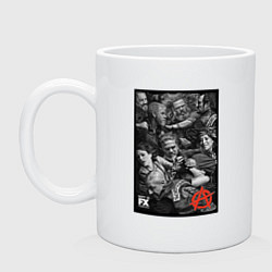 Кружка керамическая Sons Of Anarchy all, цвет: белый