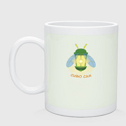Кружка керамическая Сияю сам, цвет: фосфор