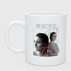 Кружка керамическая Last of us - Abigail, цвет: белый