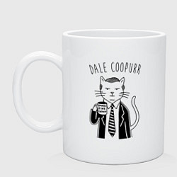 Кружка керамическая Dale Coopurr, цвет: белый