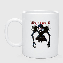 Кружка керамическая Death Note Ryuk - светлый, цвет: белый