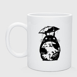 Кружка керамическая Тоторо Мэй Сацуки котобус, цвет: белый