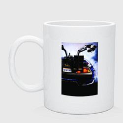 Кружка керамическая Out a time, цвет: белый