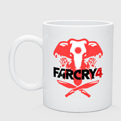 Кружка керамическая Far Cry 4, цвет: белый