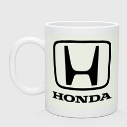 Кружка керамическая Honda logo, цвет: фосфор