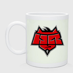 Кружка керамическая HellRaisers Logo, цвет: фосфор