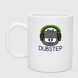 Кружка керамическая Dubstep Listener, цвет: белый