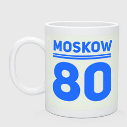 Кружка керамическая Moskow 80, цвет: фосфор