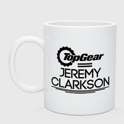 Кружка керамическая Джереми Кларксон, цвет: белый