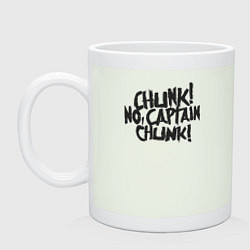 Кружка керамическая Chunk! No,Captain Chunk!, цвет: фосфор