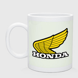 Кружка керамическая Honda, цвет: фосфор