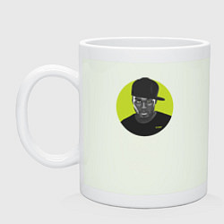 Кружка керамическая 50 Cent Circle, цвет: фосфор