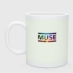 Кружка керамическая Muse Colour, цвет: фосфор