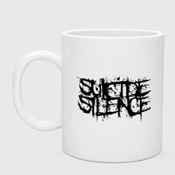 Кружка керамическая Suicide Silence: Venom, цвет: белый