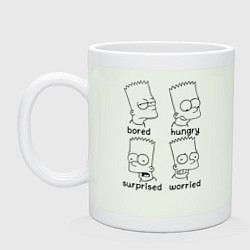 Кружка керамическая Bart Emotions, цвет: фосфор