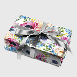 Бумага для упаковки Цветы и бабочки 10, цвет: 3D-принт — фото 2