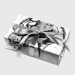 Бумага для упаковки Череп Зверь и Брызги, цвет: 3D-принт — фото 2
