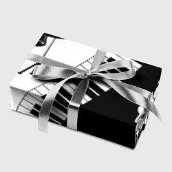 Бумага для упаковки Черно Белое пианино, цвет: 3D-принт — фото 2