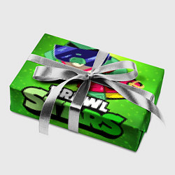 Бумага для упаковки Плохиш Базз Buzz Brawl Stars, цвет: 3D-принт — фото 2