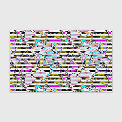 Бумага для упаковки Полосатый абстрактный узор, цвет: 3D-принт