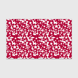 Бумага для упаковки Бело-красный цветочный, цвет: 3D-принт