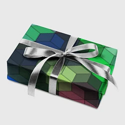 Бумага для упаковки Разноцветный геометрический уз, цвет: 3D-принт — фото 2