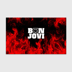 Бумага для упаковки BON JOVI HAVE A NICE DAY FIRE ОГОНЬ, цвет: 3D-принт