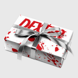 Бумага для упаковки Dexter logo Декстер брызги крови, цвет: 3D-принт — фото 2