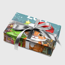 Бумага для упаковки Тигренок с елочкой, цвет: 3D-принт — фото 2