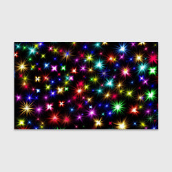 Бумага для упаковки ПРАЗДНИЧНЫЕ ОГОНЬКИ, цвет: 3D-принт