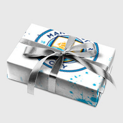 Бумага для упаковки Manchester City - Футбольный клуб цвета 3D-принт — фото 2
