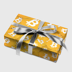 Бумага для упаковки Биткоин текстура, цвет: 3D-принт — фото 2
