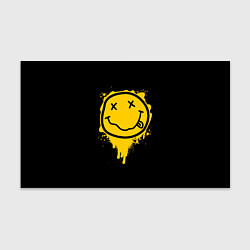 Бумага для упаковки NIRVANA LOGO SMILE, БРЫЗГИ КРАСОК, цвет: 3D-принт