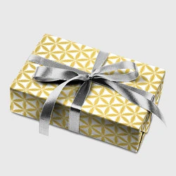 Бумага для упаковки Цветок Жизни золото, цвет: 3D-принт — фото 2