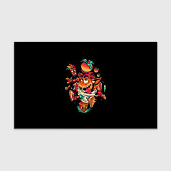 Бумага для упаковки CRASH BANDICOOT ЛИС, цвет: 3D-принт