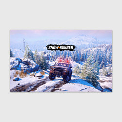 Бумага для упаковки SnowRunner Гонки по бездорожью, цвет: 3D-принт