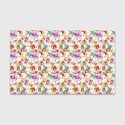 Бумага для упаковки Разные Банкноты Евро, цвет: 3D-принт